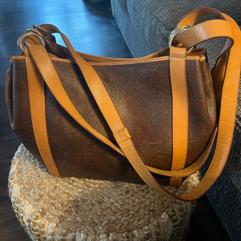 Etro Brown and Tan Women's Bag - Picture 11 of 12